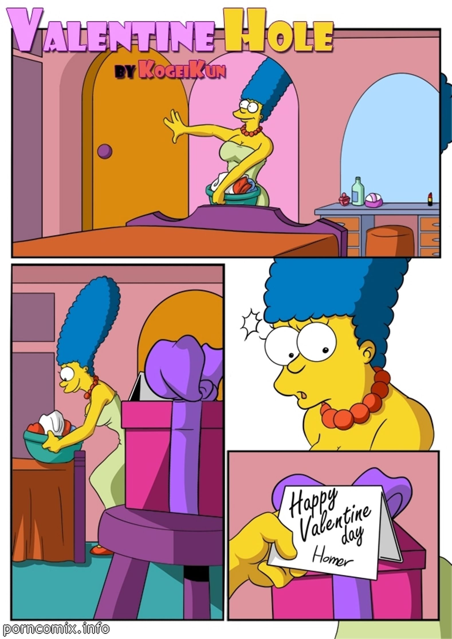 Kogeikun – Valentine Hole - Simpsons