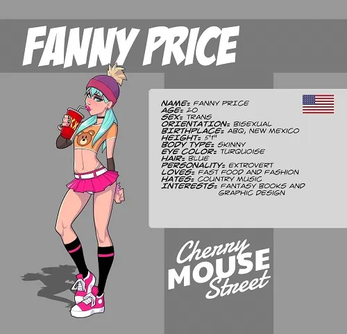 Cherry Mouse Street - Fanny Price