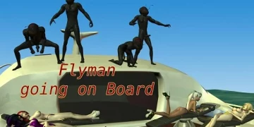MZZ - Flyman going on board