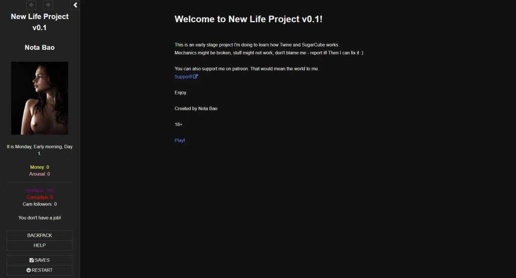 New Life Project [v0.1] By Nota Bao