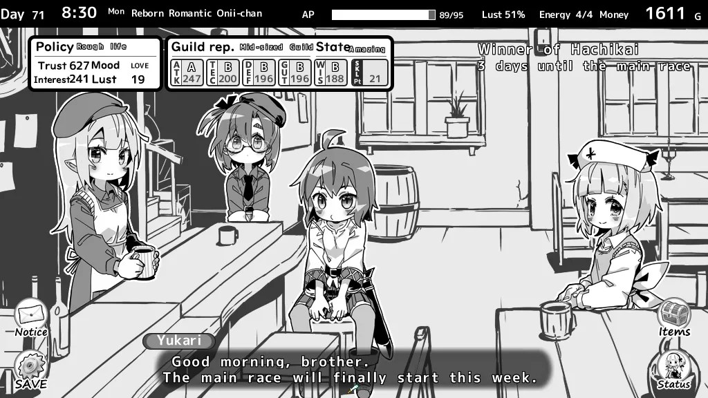 Living With Sister: Monochrome Fantasy [Steam] By Inusuku
